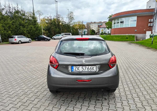 Peugeot 208 cena 26800 przebieg: 173400, rok produkcji 2017 z Szczecinek małe 191